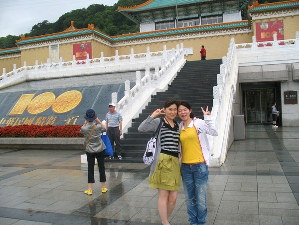  臺北故宮博物院合影