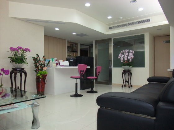 接待大廳，臺北張國華整形外科診所