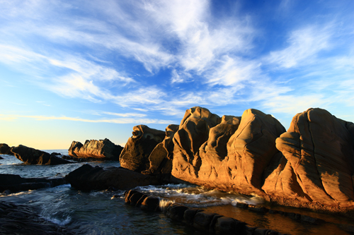 陽光下的美麗，小野柳